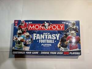 Exciting Monopoly Fantasy Football Players Edition Game